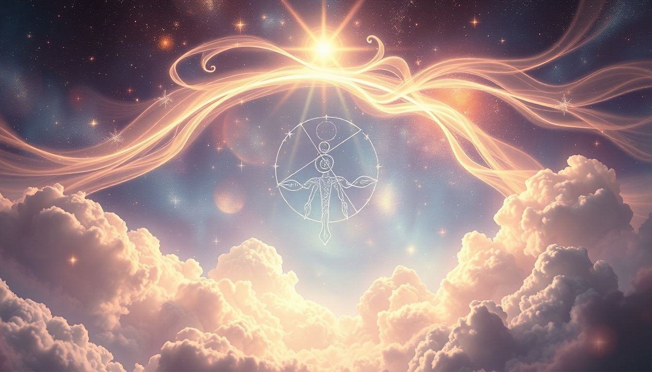 Światło astralne symbolizuje duchowe przebudzenie i boską ochronę.