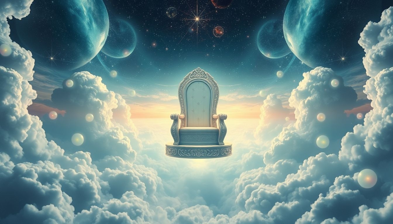 32. Tron w powietrzu symbolizuje niepewną władzę i ambicje.