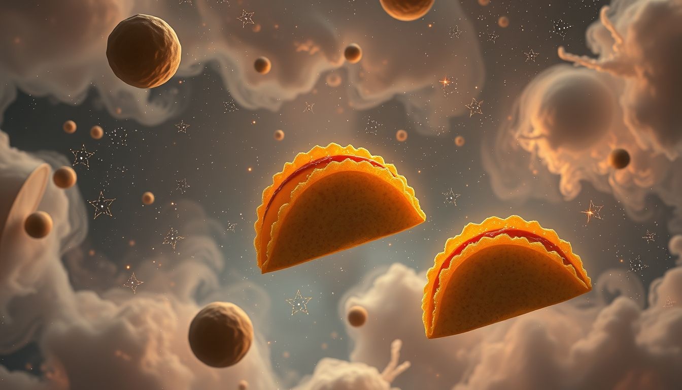 Taco z nieznanym składnikiem symbolizuje tajemnicę i nowe wyzwania.