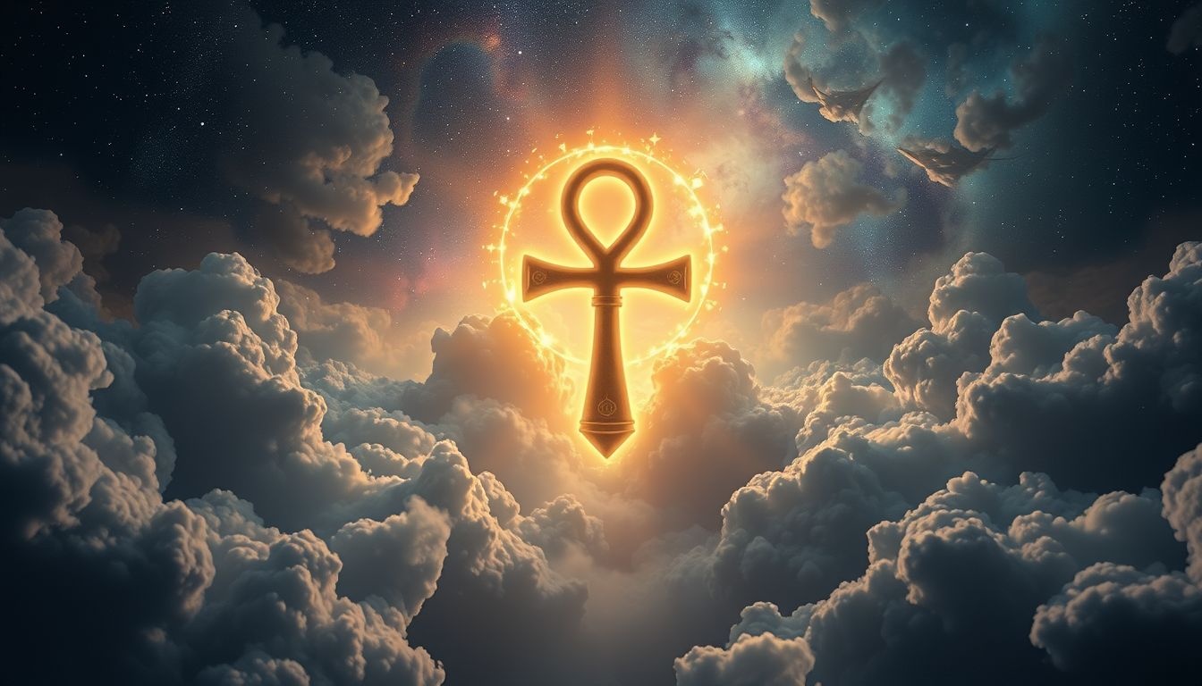 Ankh symbolizuje bramę między światem żywych a zmarłych.