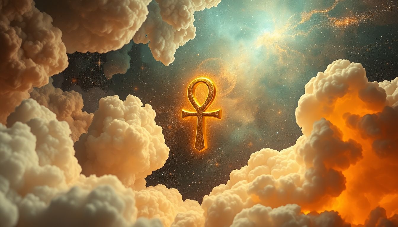 Ankh symbolizował życie wieczne i boską ochronę w Egipcie.