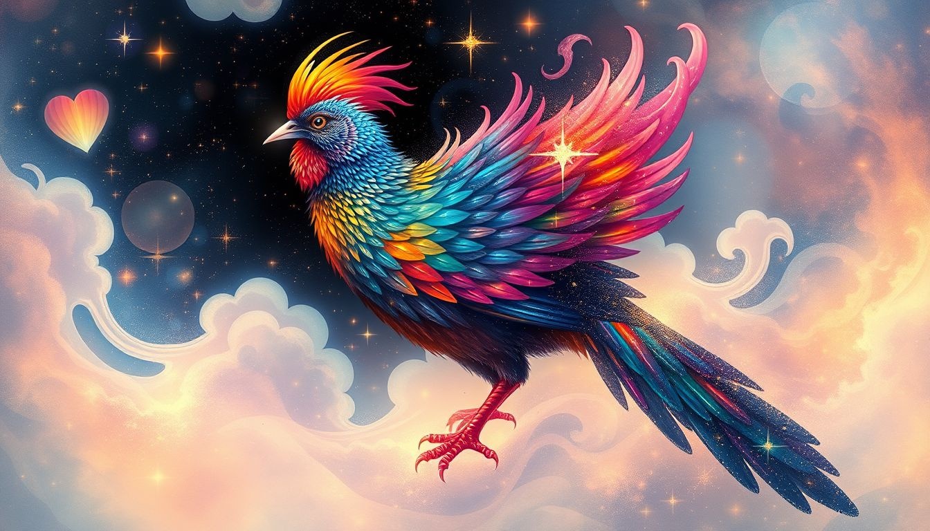 Głuszec symbolizuje kreatywność i barwę emocjonalnych przeżyć.