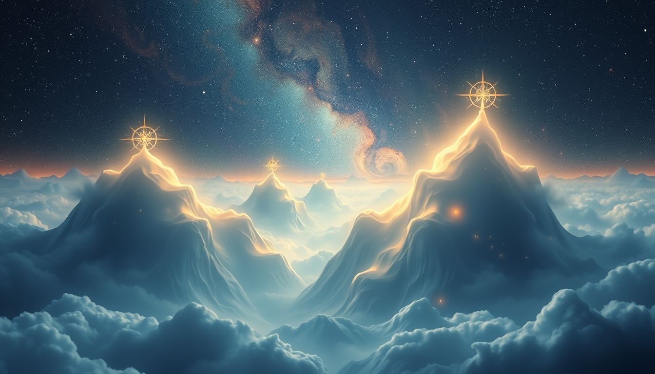 W wielu kulturach wyżyny symbolizują duchową transcendencję i oświecenie.