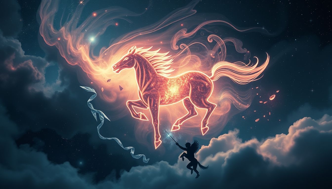 Mustang symbolizuje agresję i wewnętrzne napięcia w snach.
