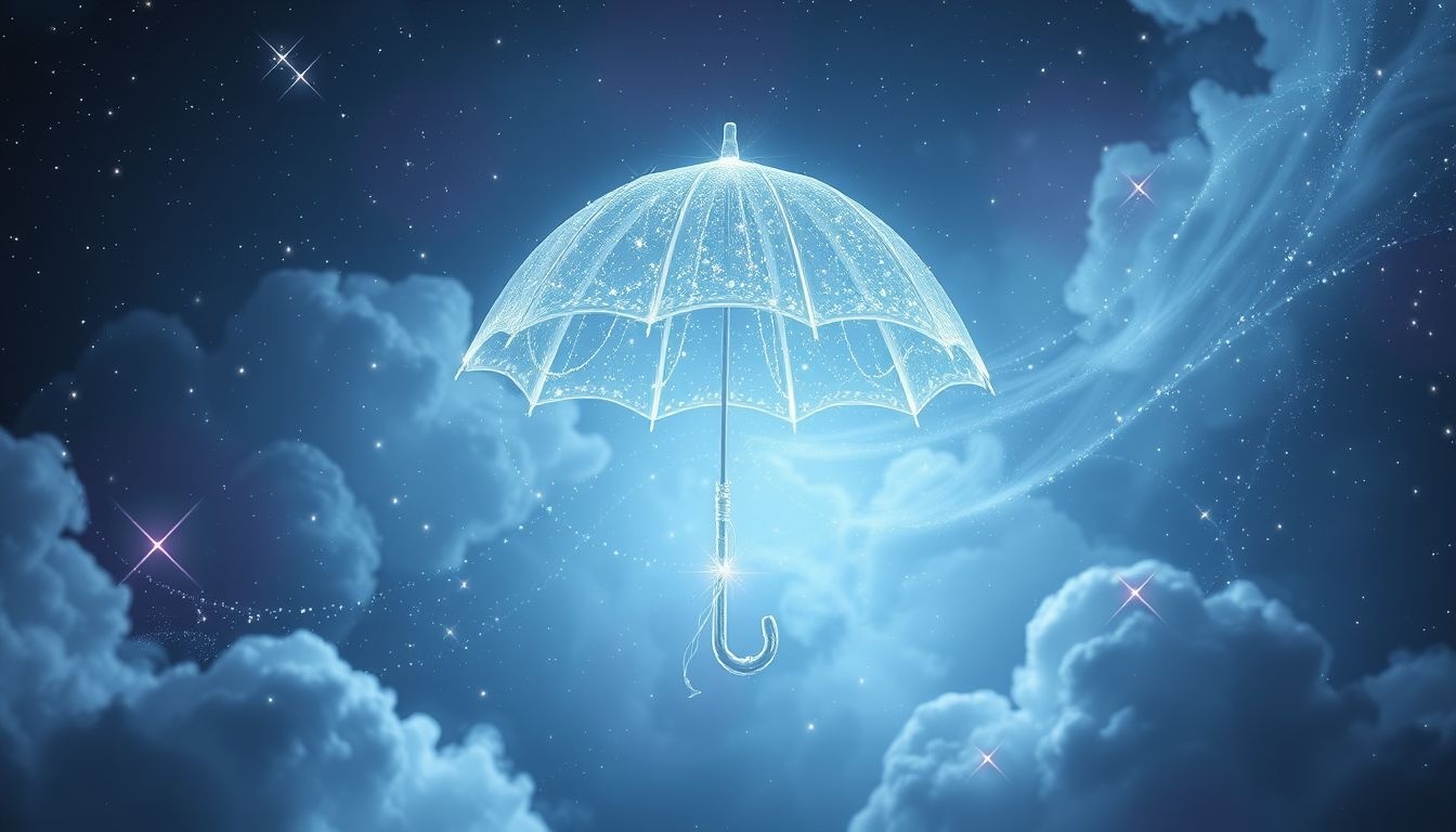 Naprawa parasola symbolizuje radzenie sobie z emocjonalnymi trudnościami.