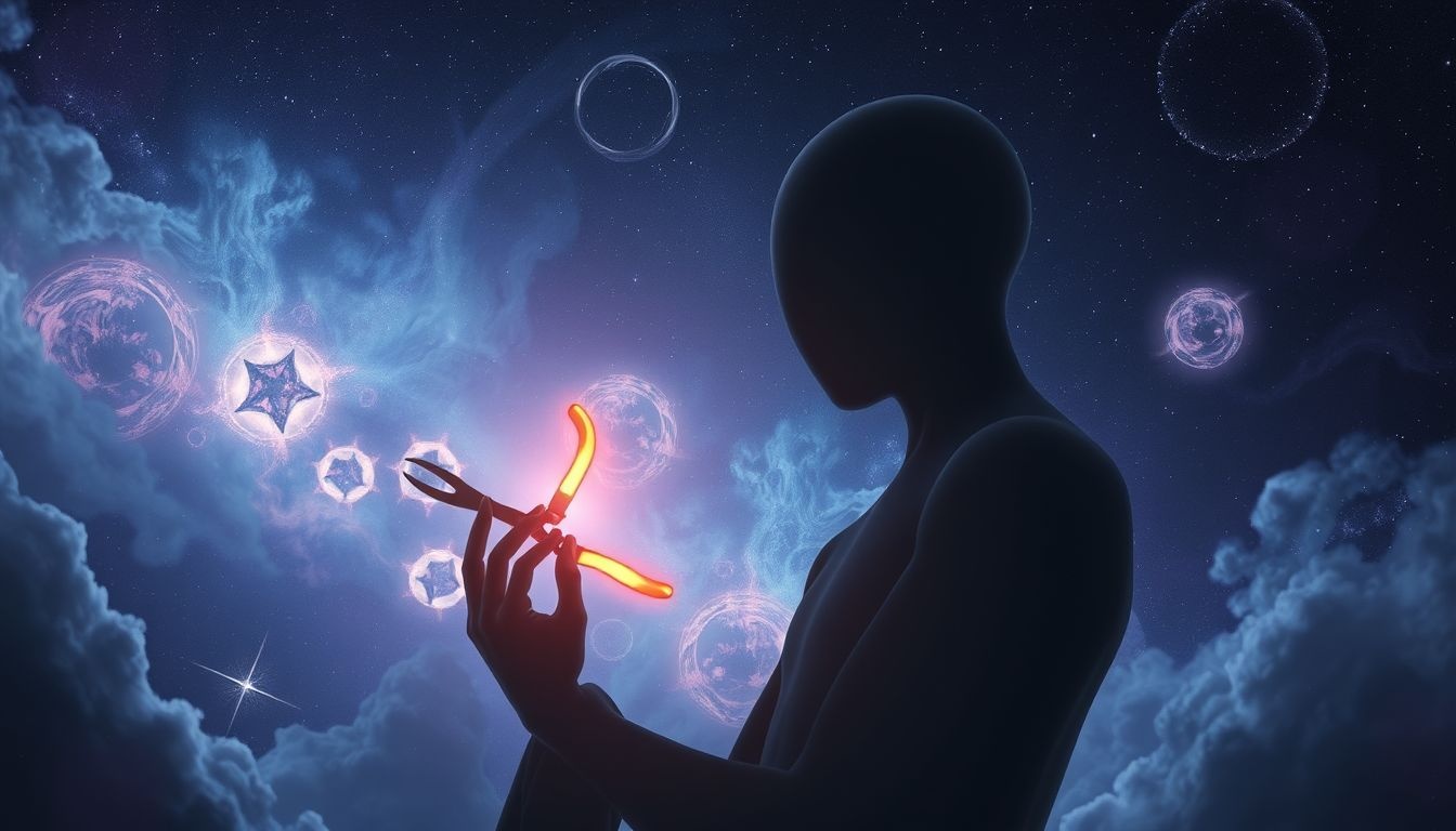 Osoba z obcęgami symbolizuje kontrolę nad własnym życiem we śnie.