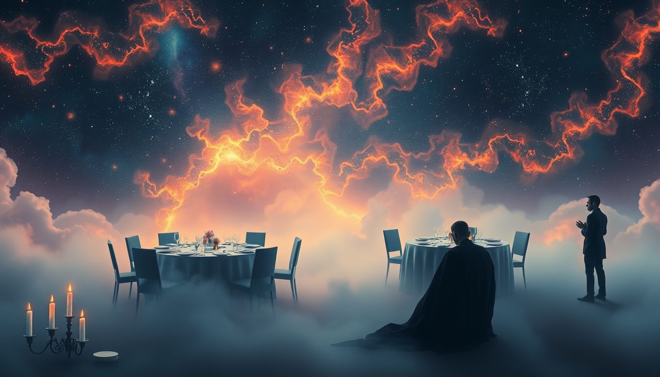 Brak ryb na przyjęciu symbolizuje utratę oczekiwań gości.