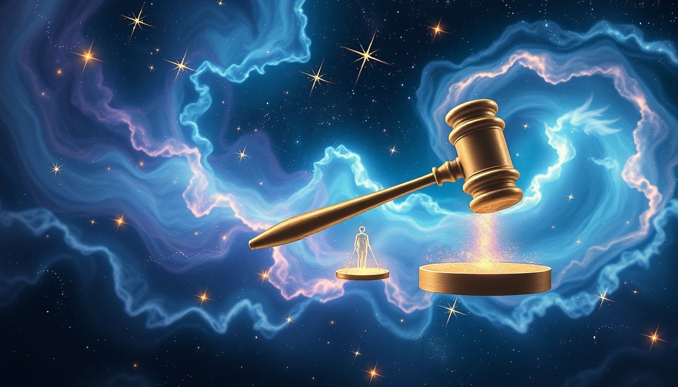 Sen o sędzi o paragrafie 31 symbolizuje wewnętrzne rozstrzygnięcia moralne.