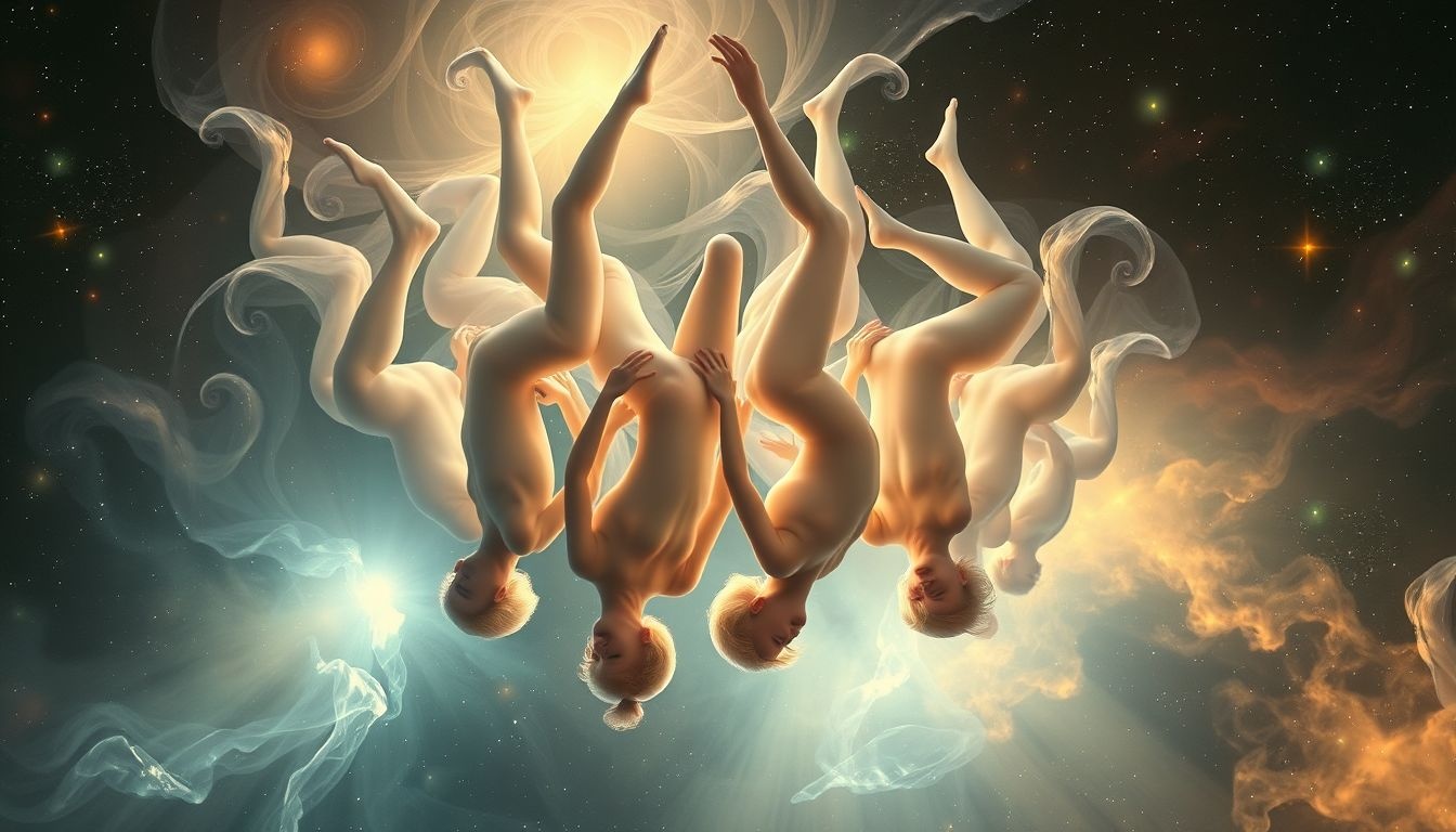 Salto w tył symbolizuje odwagę w relacjach międzyludzkich.