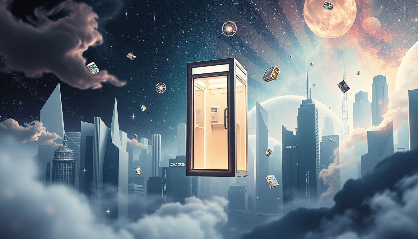Sen o budce telefonicznej symbolizuje adaptację do miejskich zmian.