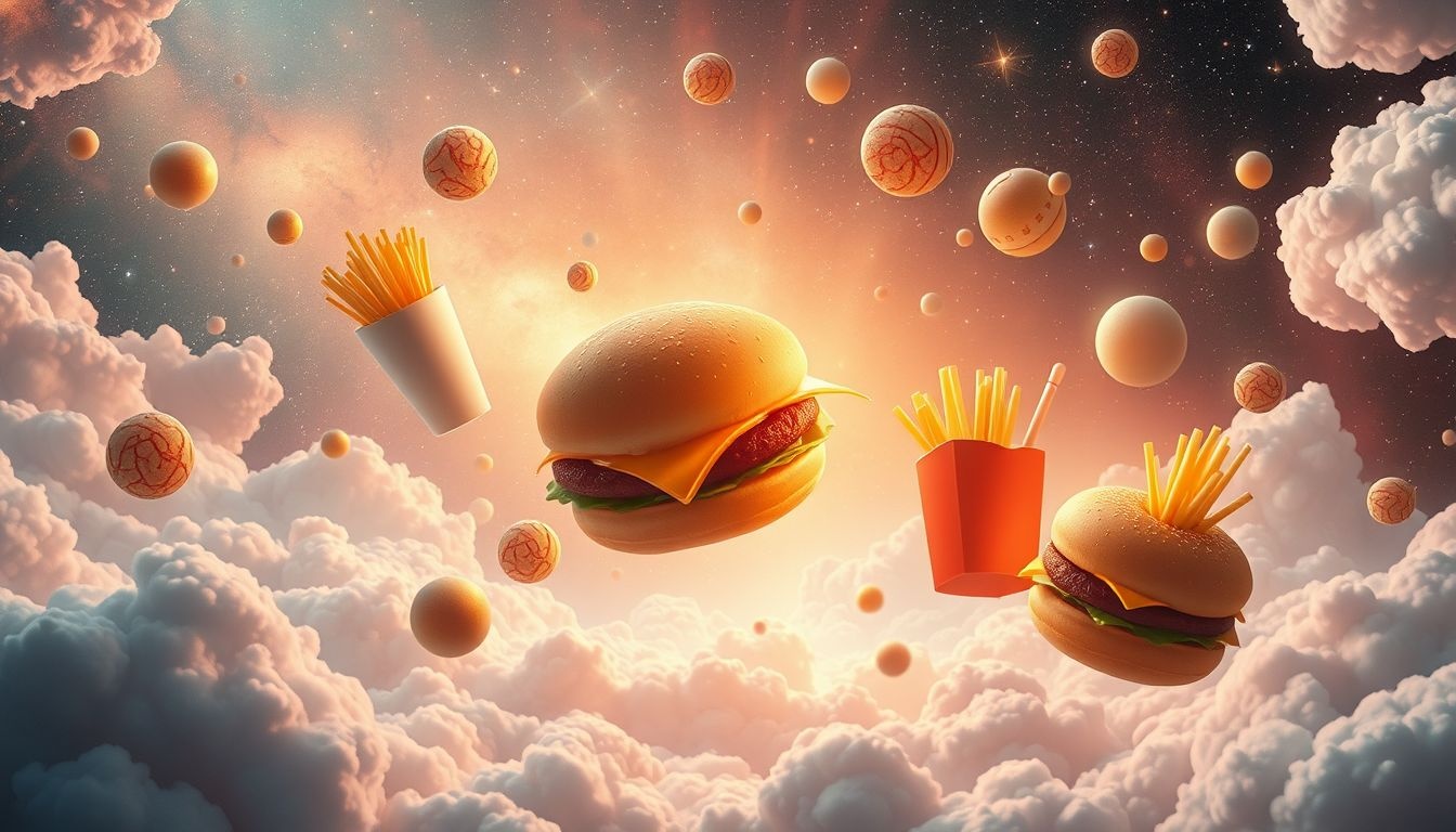 Sen o fast foodzie na łonie natury symbolizuje wolność i odprężenie.