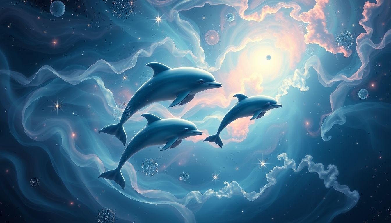 Sen o pływaniu z delfinami symbolizuje harmonię i intuicję.