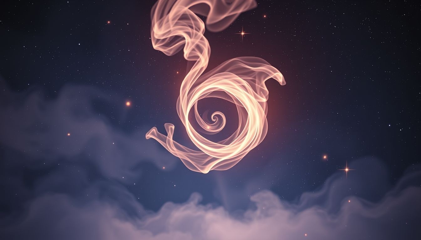 Sen o spirali w dymie symbolizuje przemiany i ulotne emocje.