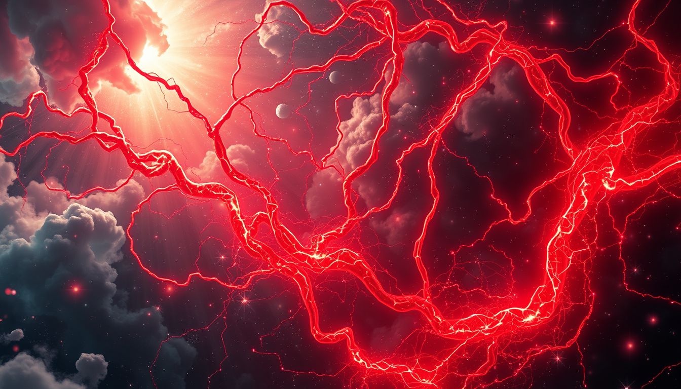 Sen o czerwonej tętnicy symbolizuje intensywne emocje i energię.