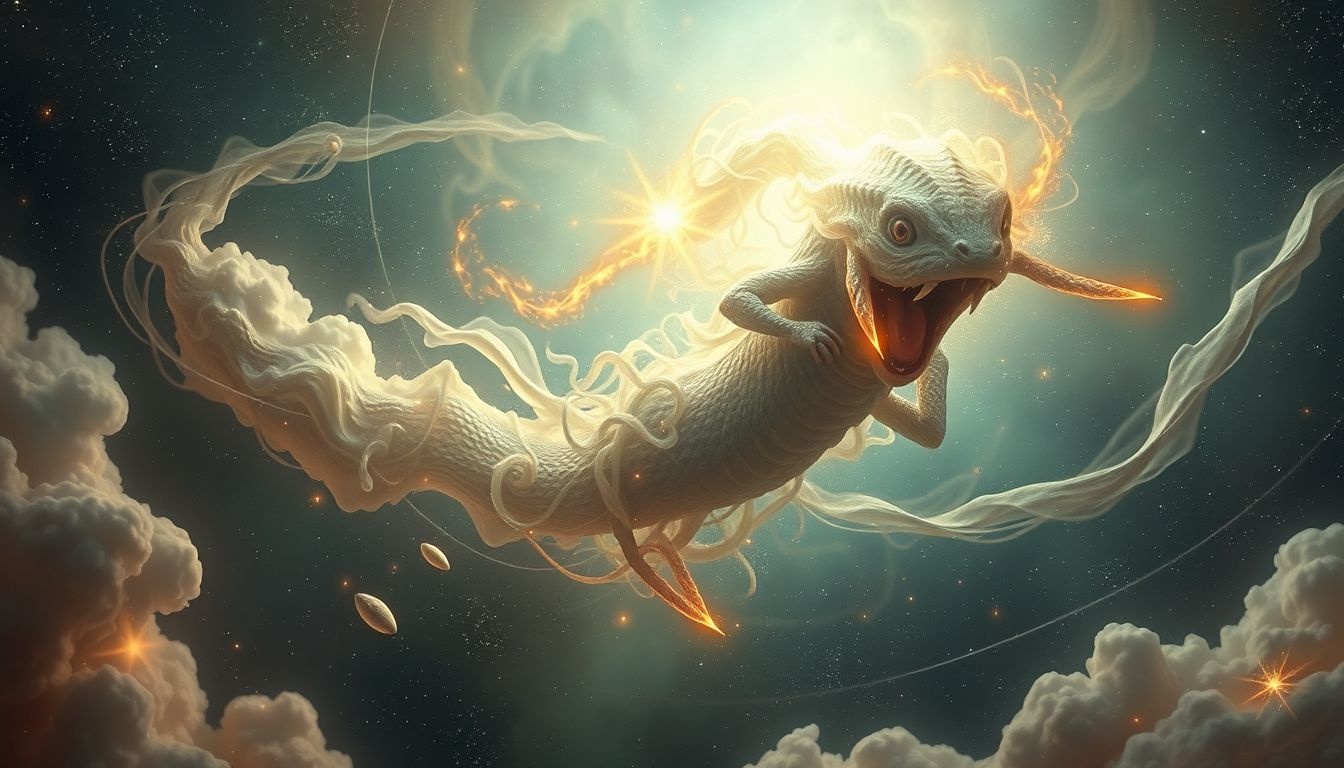 Sen o wężu bez głowy symbolizuje utratę kontroli i chaos.