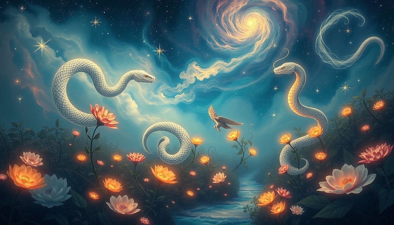 Sen o wężu w ogrodzie symbolizuje ukryte zagrożenie i transformację.