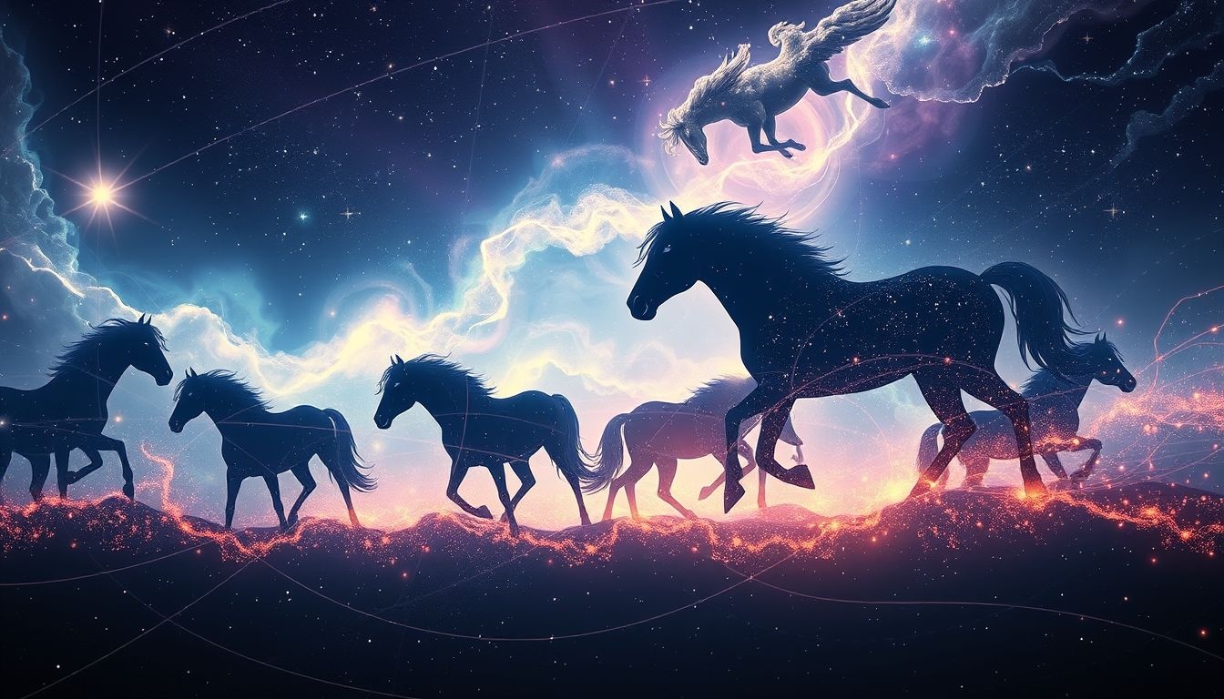 Sny o mustangach symbolizują jedność, wolność i siłę grupy.