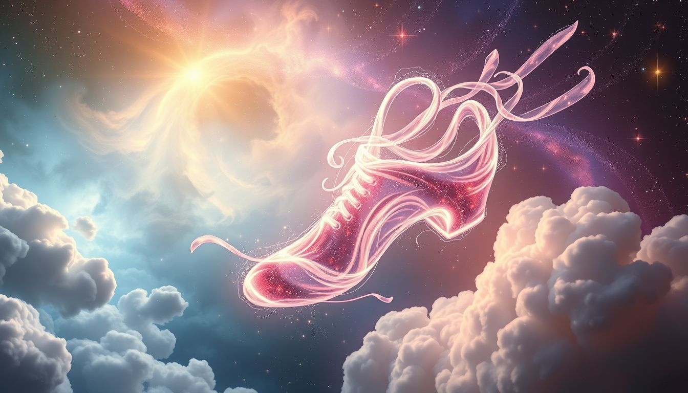 Buty i szczotka symbolizują oczyszczenie drogi życiowej we śnie.