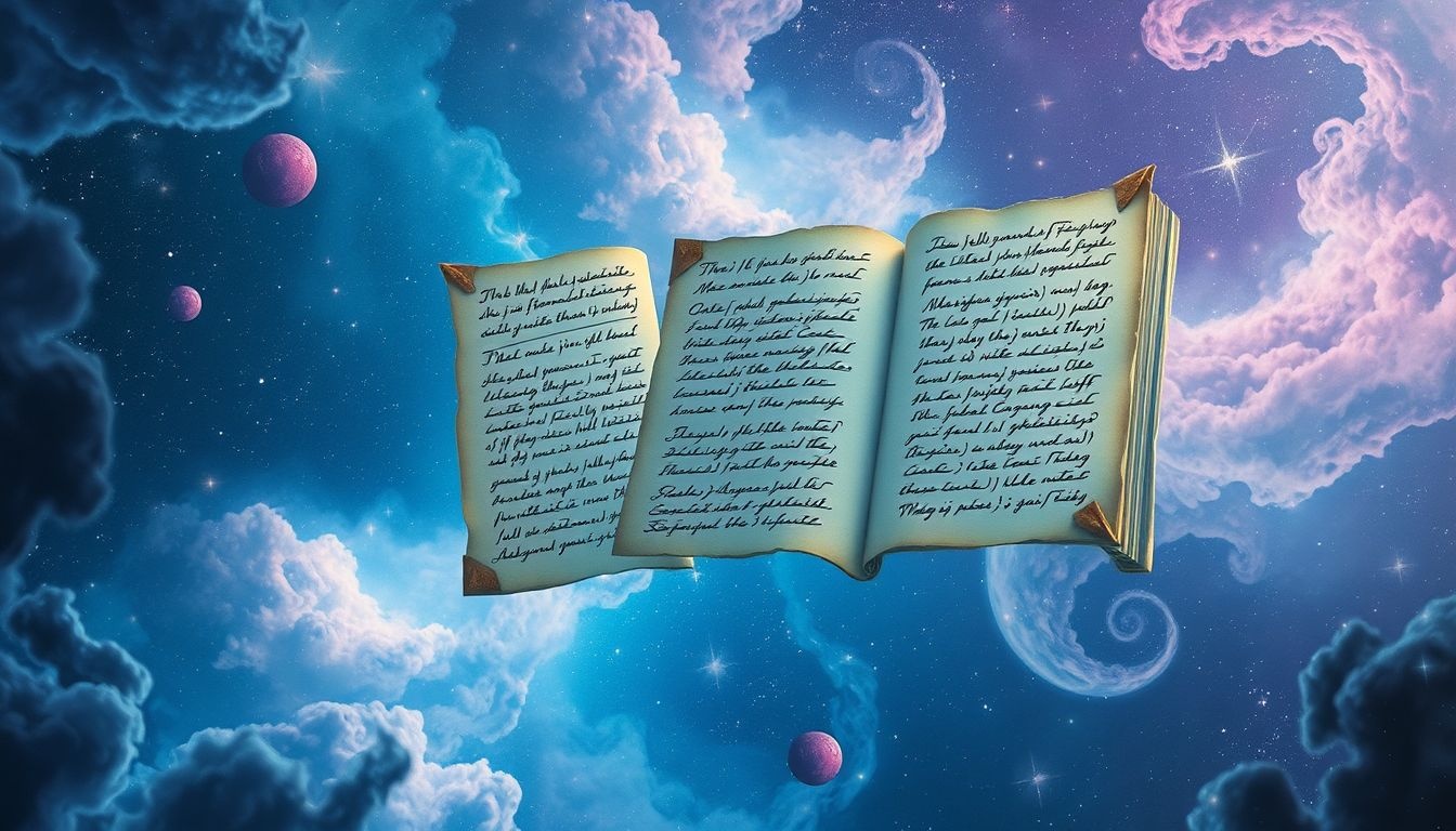 Traktat we śnie symbolizuje potrzebę zrozumienia ukrytych prawd.