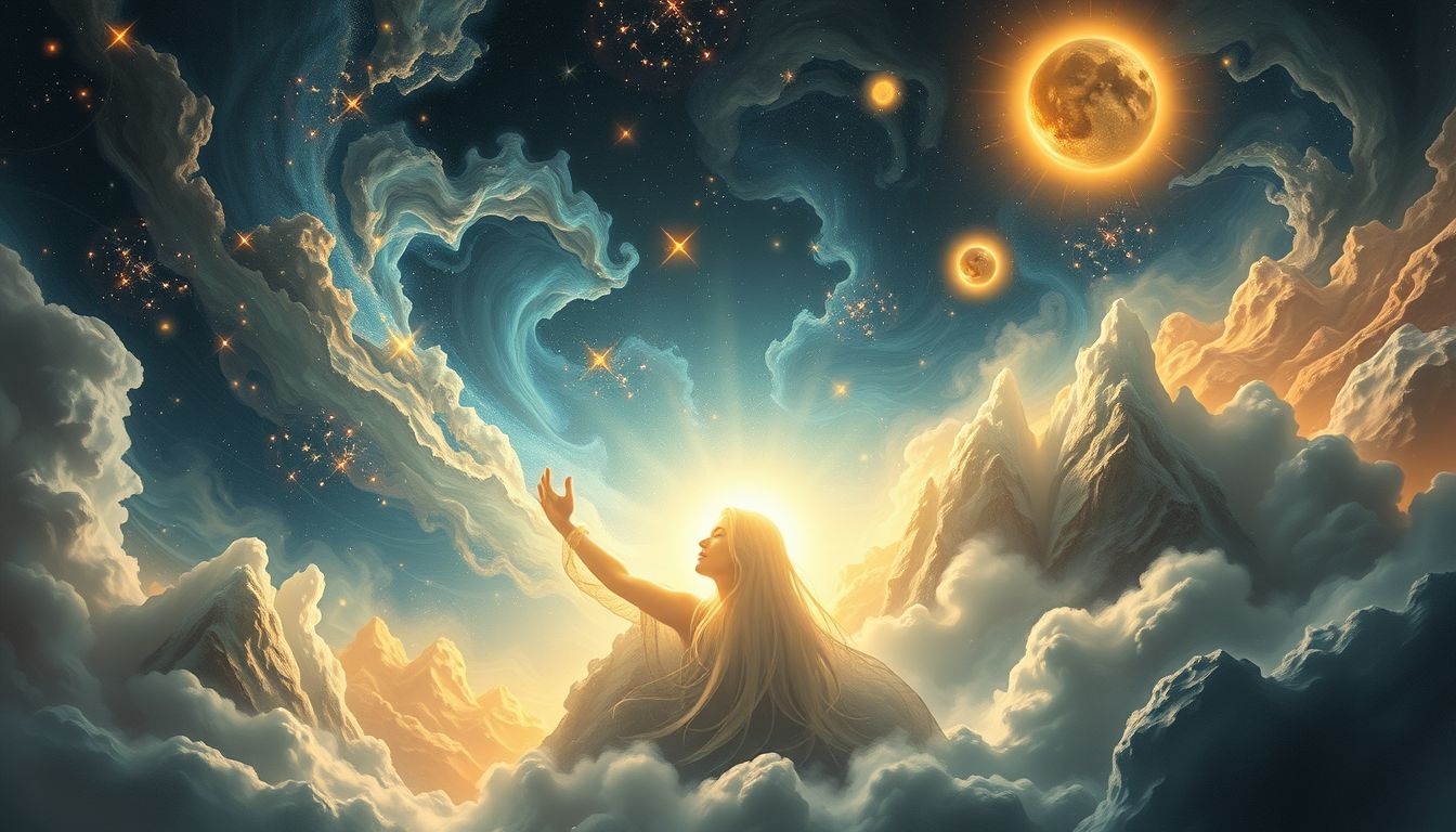 Wchodzenie symbolizuje pokonywanie trudności i duchowe przebudzenie.