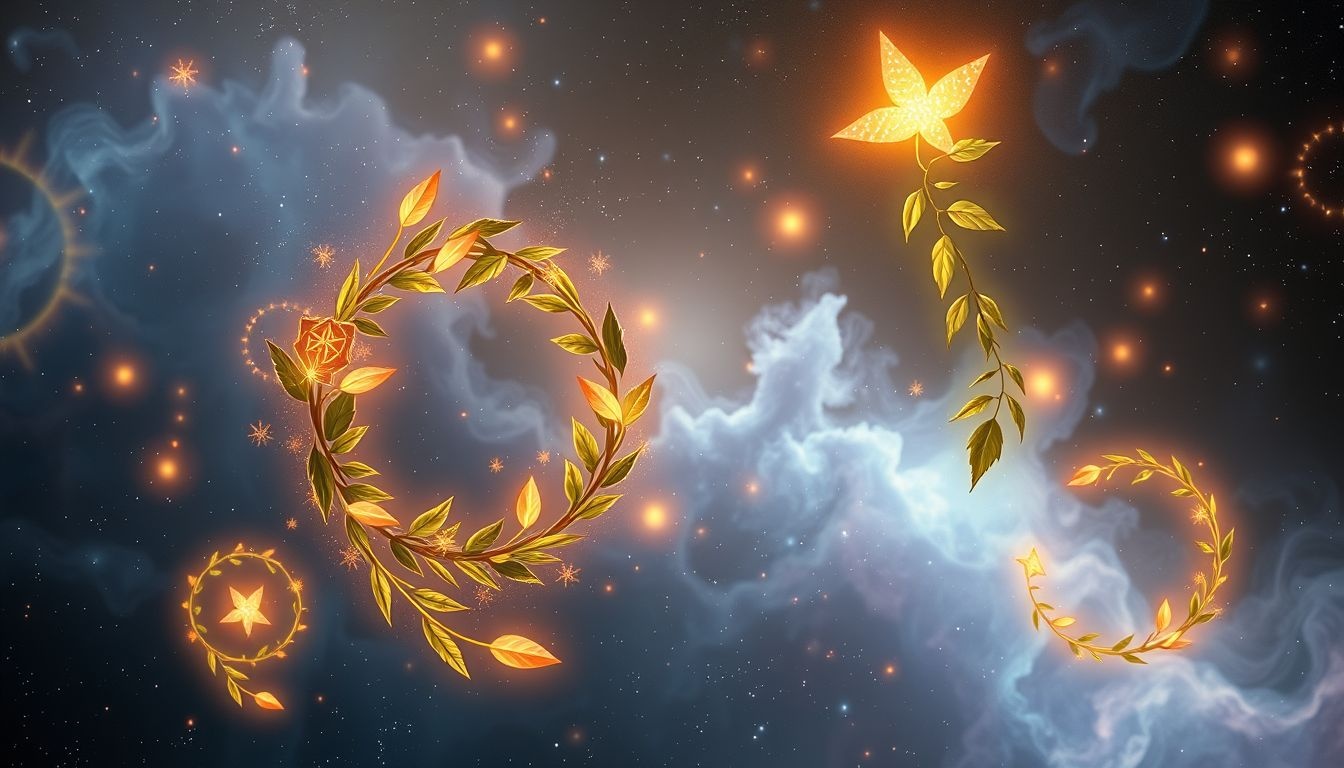 Kultura kształtuje symbolikę wieńca z liści dębu we śnie.