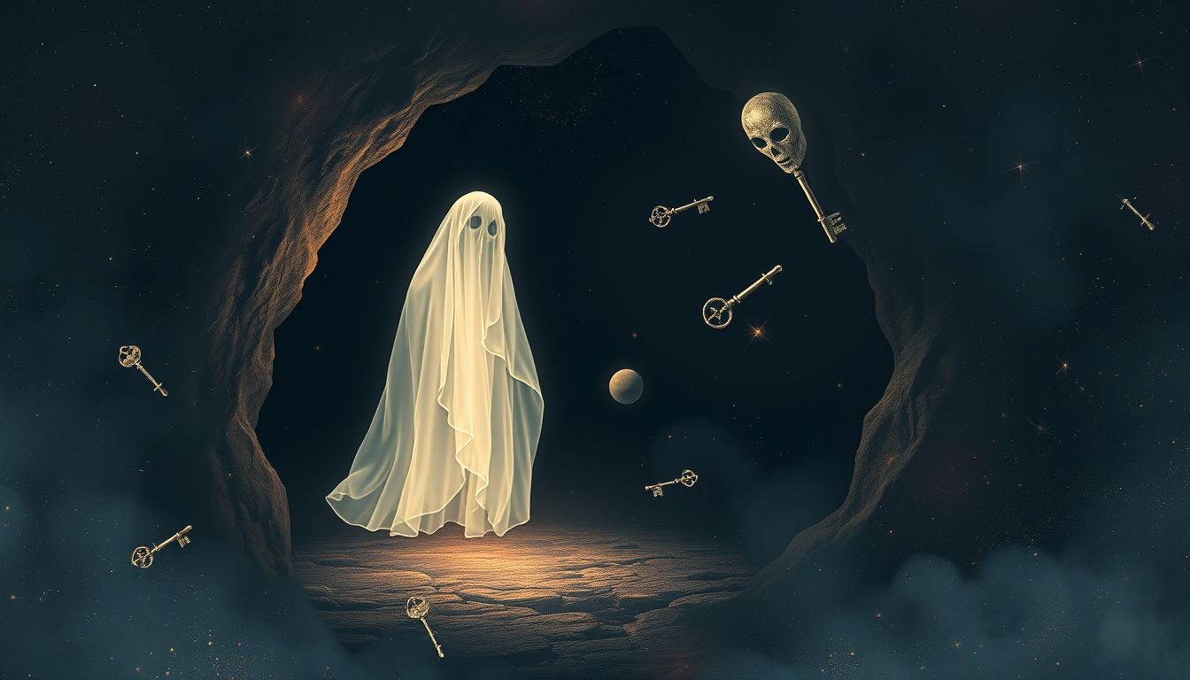 Duch w piwnicy symbolizuje ukryte lęki i nieświadome traumy.