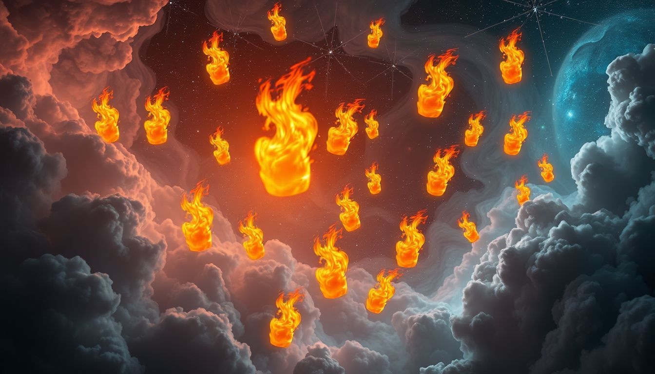 Bengalski ogień symbolizuje w snach intensywność emocji i inspirację.
