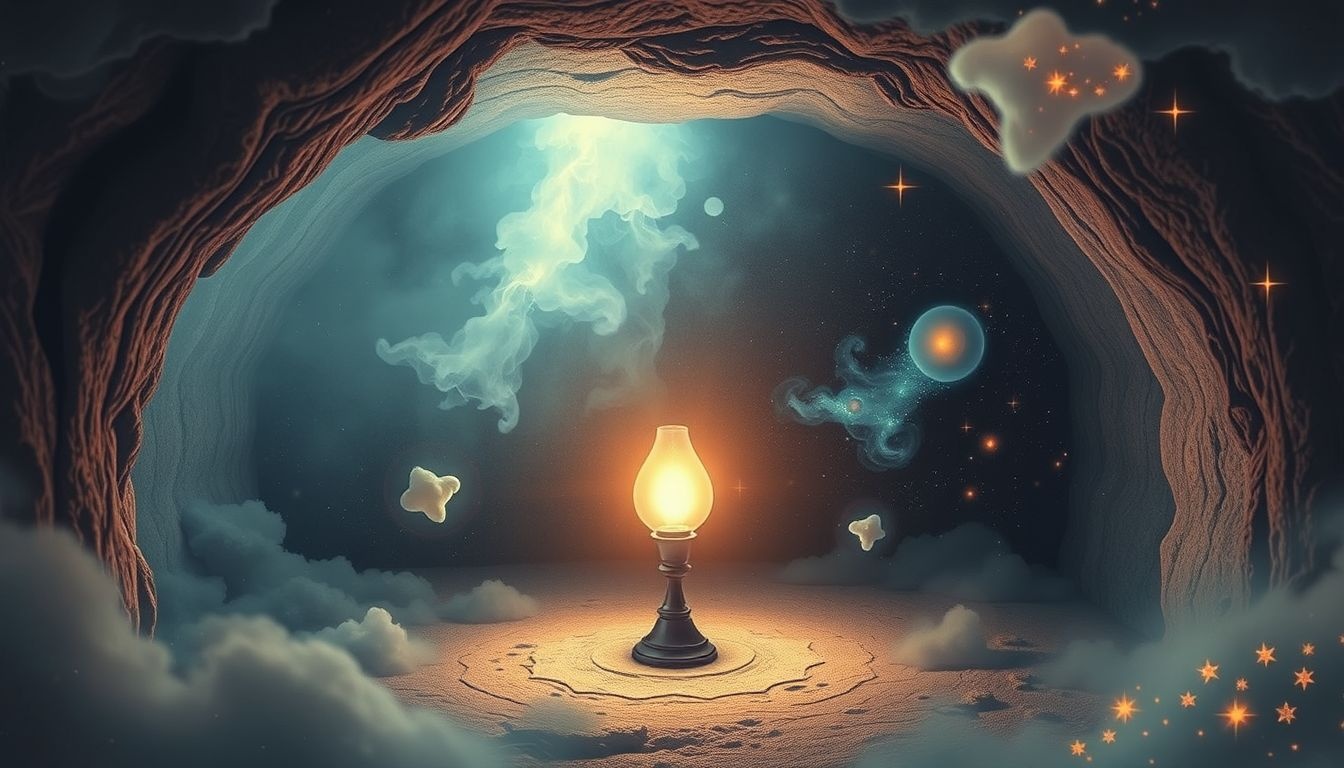 Lampa w piwnicy symbolizuje ukryte emocje i podświadome lęki.