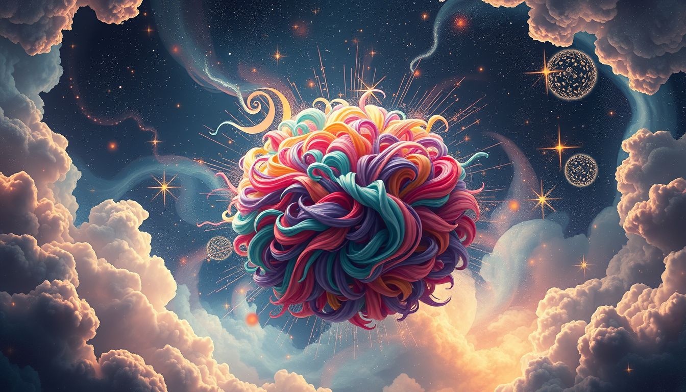 Duży pompon symbolizuje silną pewność siebie i ambitne cele.