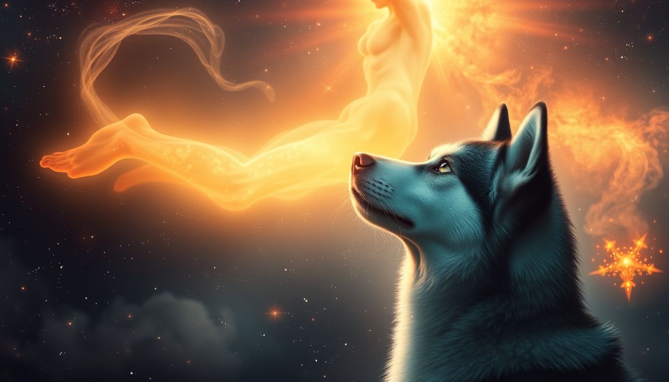 Husky liżący we śnie symbolizuje akceptację i emocjonalne wsparcie.