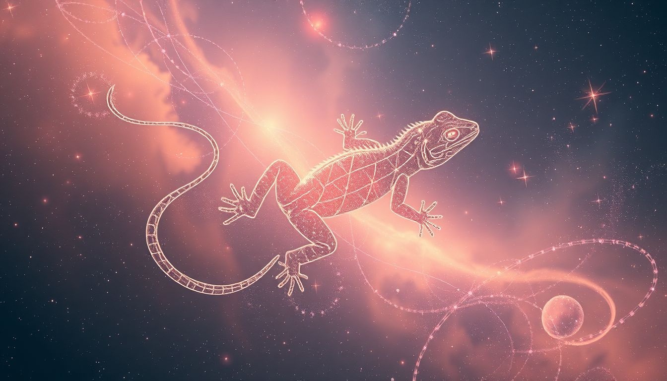 Sen o jaszczurce często symbolizuje ukryte lęki i zmiany.