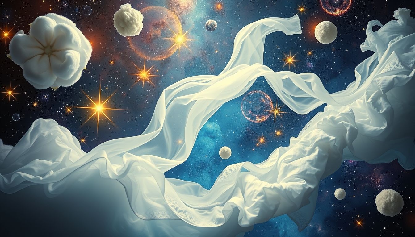Bawełna symbolizuje prostotę, jedwab – luksus, wełna – ciepło.