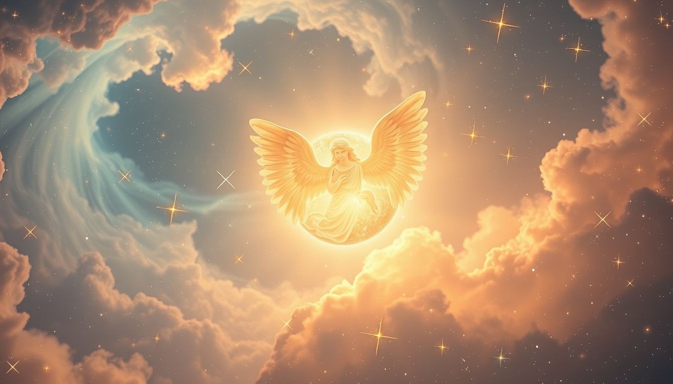 Medalik z aniołem symbolizuje ochronę i opiekę duchową.