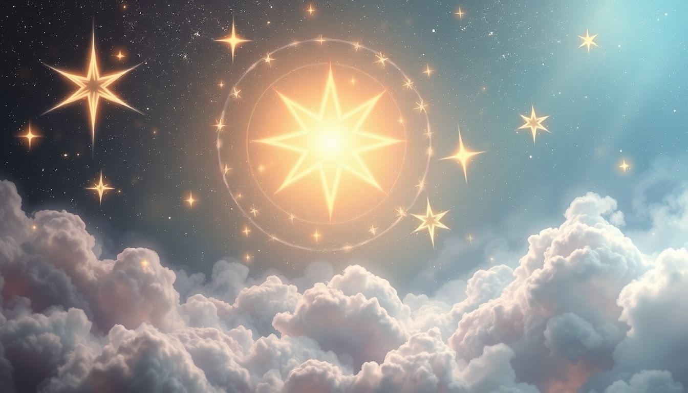 Migotanie gwiazd symbolizuje duchowe przewodnictwo i nadzieję.