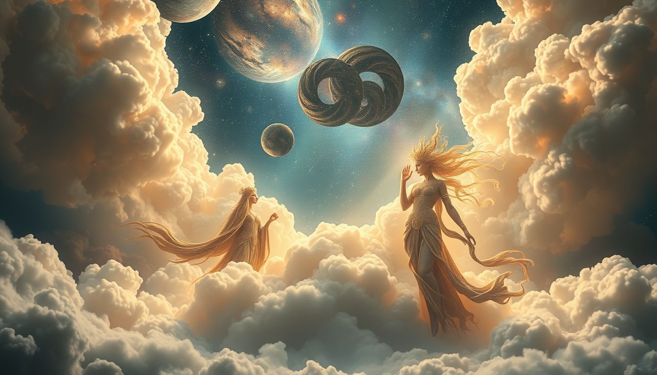 Muse w mitologii symbolizują twórczą inspirację i wiedzę.