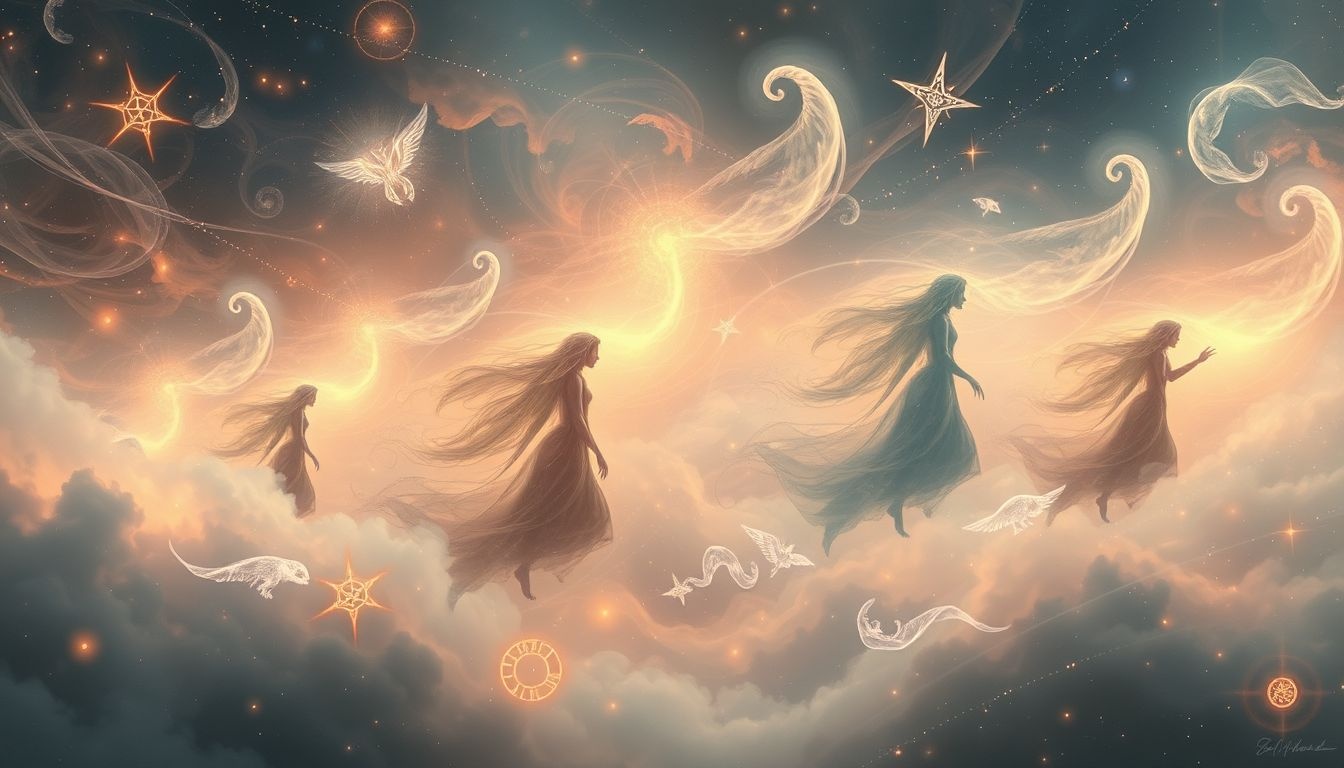 Orszak postaci fantastycznych symbolizuje magię i ukryte pragnienia.
