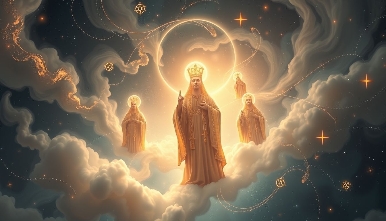 Patriarchowie we śnie symbolizują duchową władzę i tradycję.