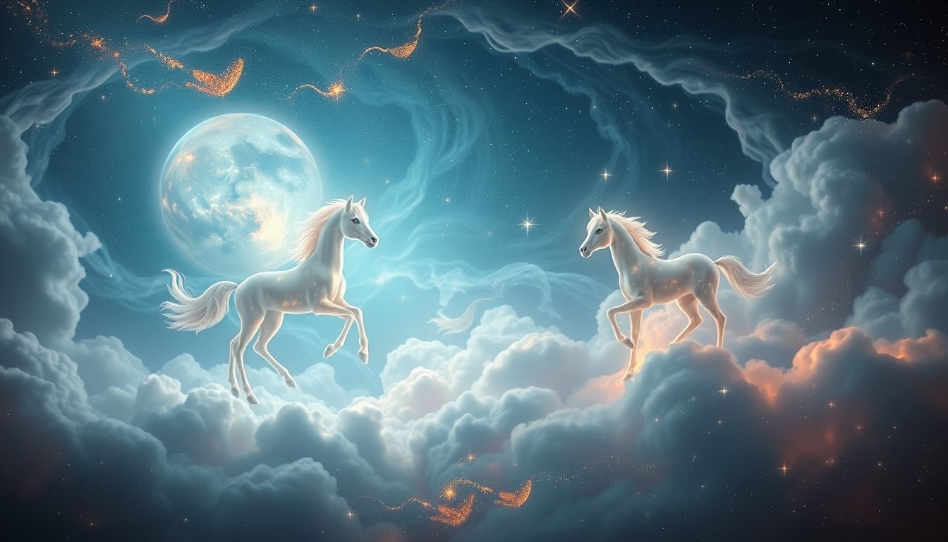 Powtarzające się sny o źrebiętach symbolizują nowe początki i niewinność.