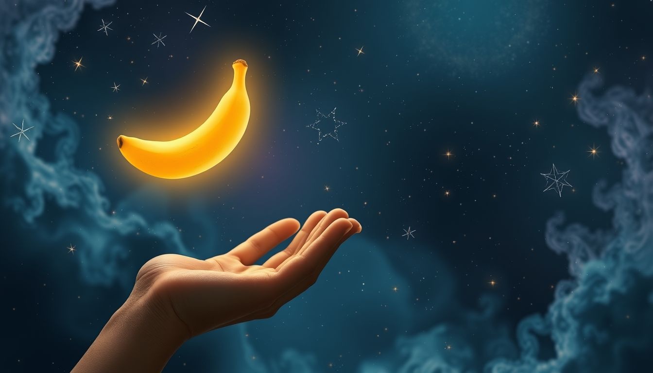 Śnienie o dawaniu banana symbolizuje dzielenie się sukcesem i szczęściem.