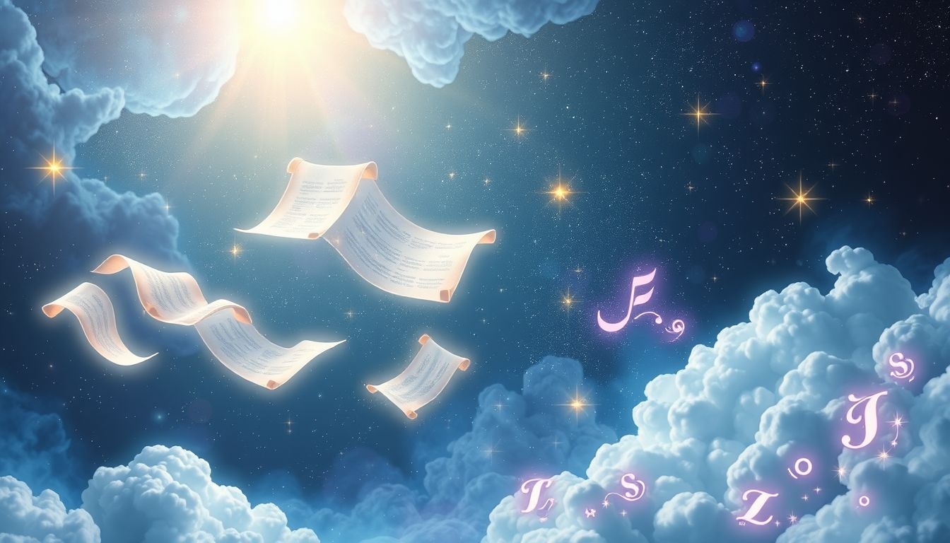 Śnienie o wierszu religijnym symbolizuje duchowe poszukiwania i wiarę.