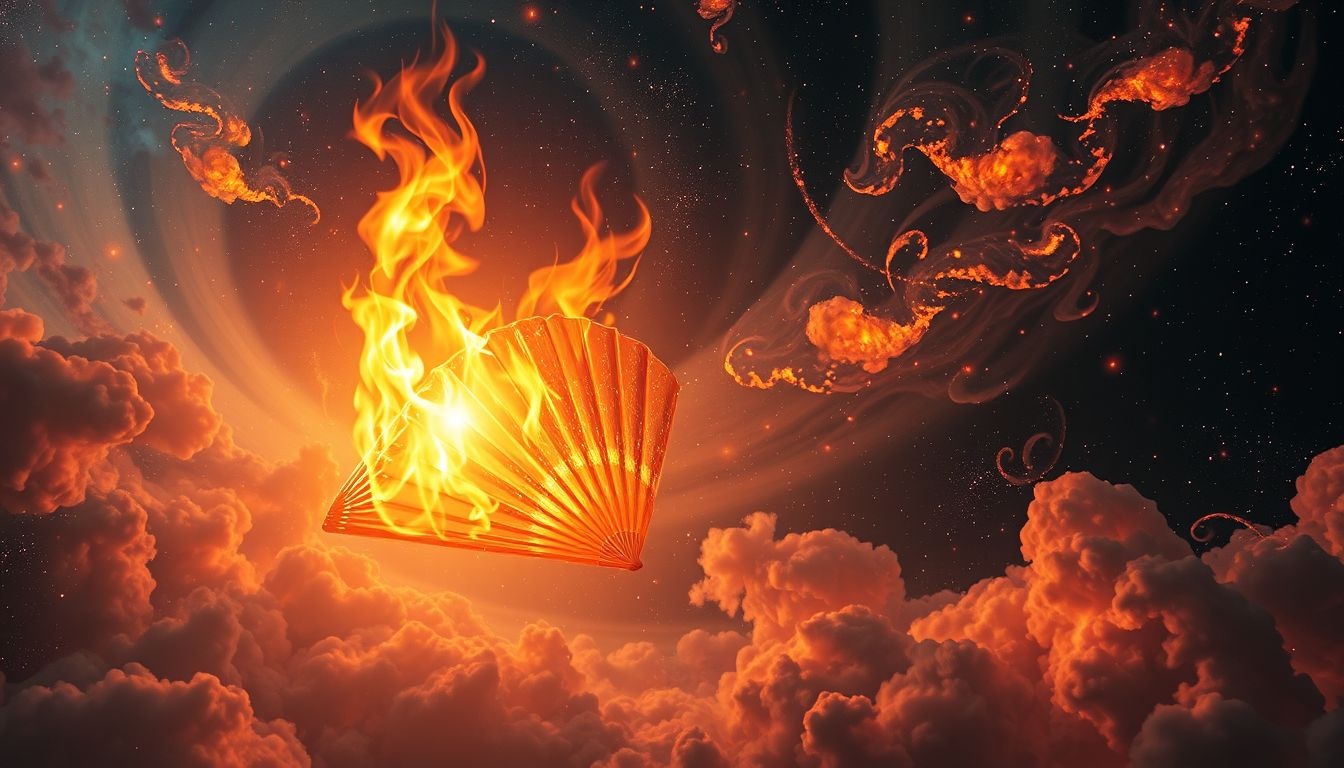 Płonący wentylator we śnie symbolizuje wewnętrzne napięcie i stres.
