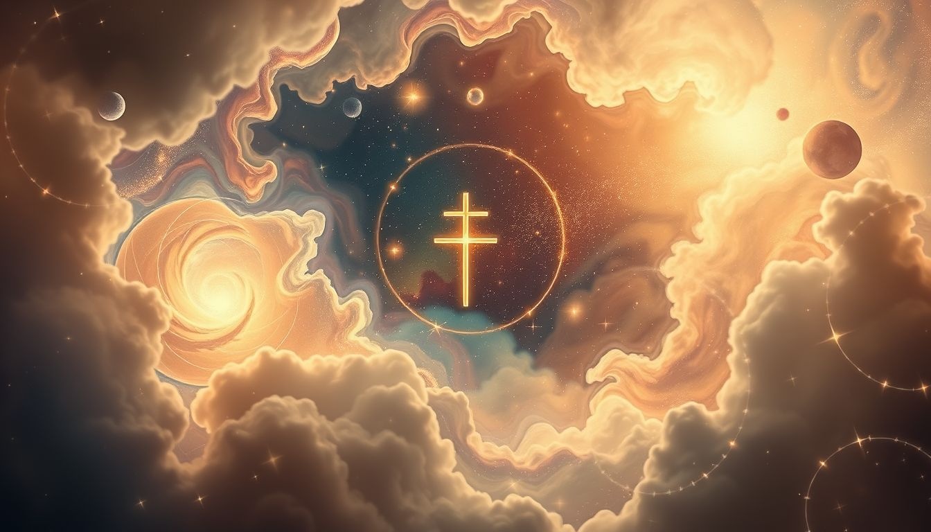 Sen o ateiście symbolizuje kwestionowanie własnych przekonań duchowych.
