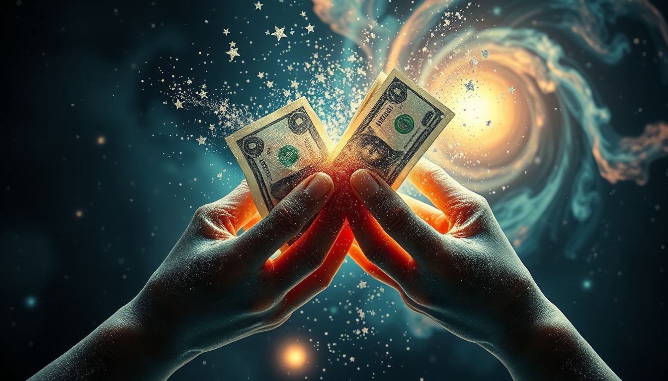 Sen o tracącym wartość banknocie symbolizuje utratę finansowej stabilności.