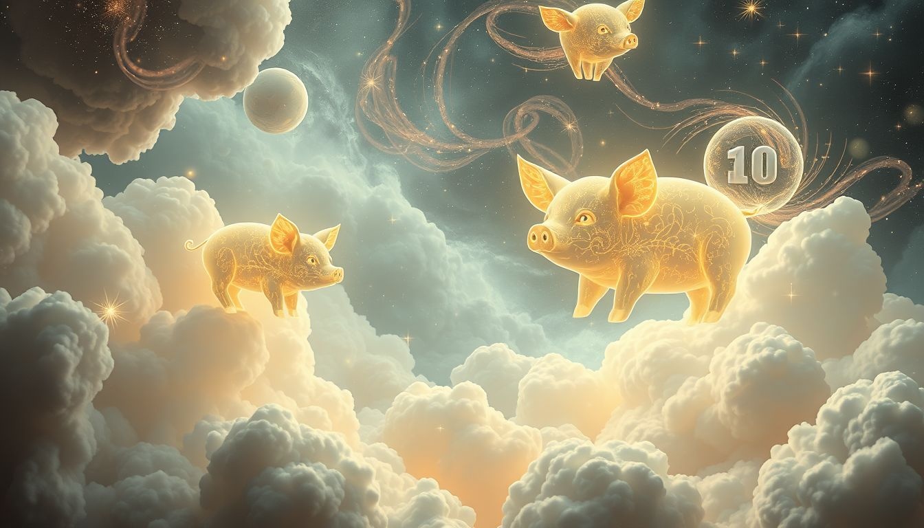 Hodowla świń symbolizuje płodność, wzrost oraz materialną obfitość.