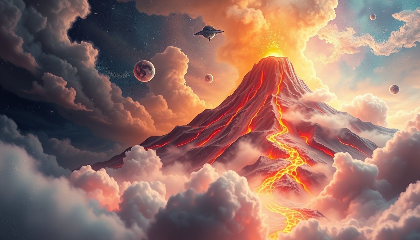 Sen o wulkanie często symbolizuje ukryte emocje i leczenie traum.