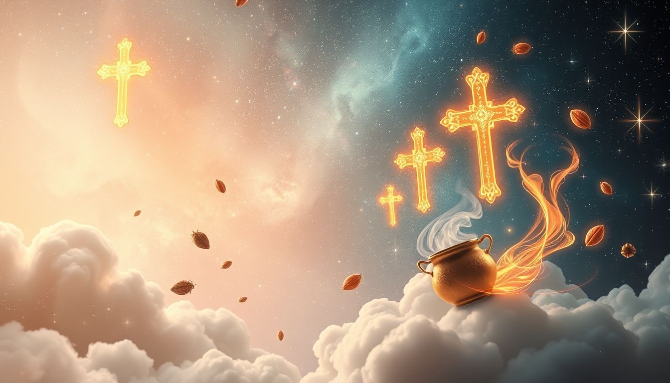 Religijne symbole w snach kucharza proboszcza odzwierciedlają duchową przemianę.