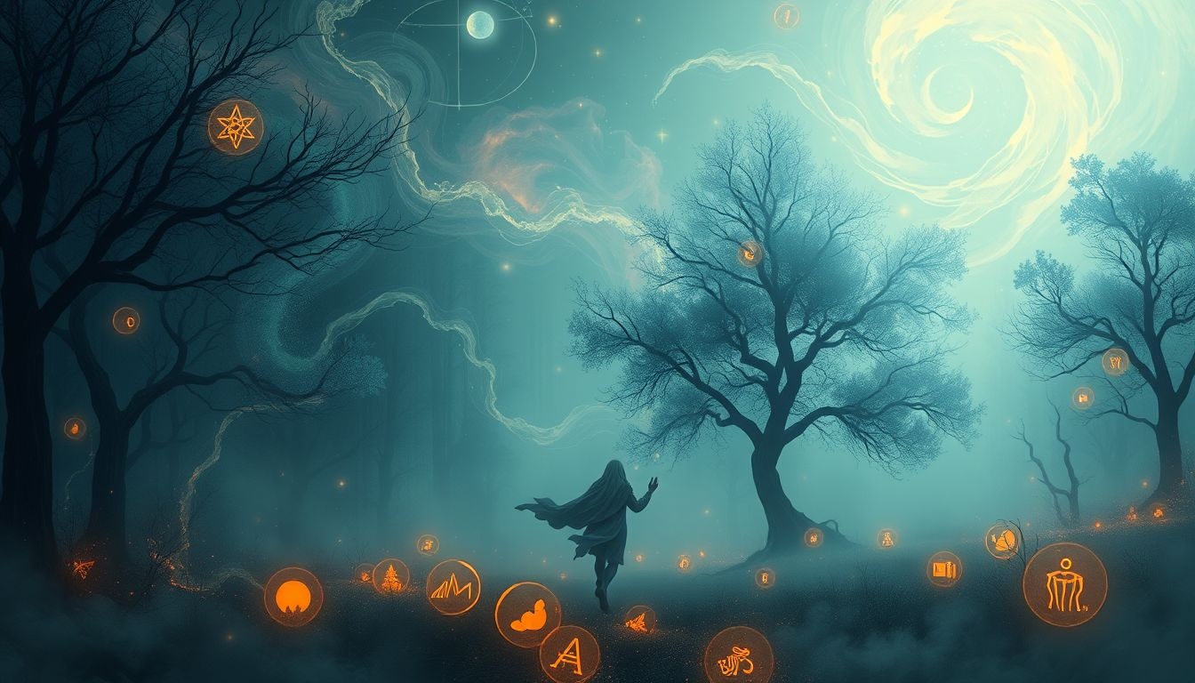 Tragarz w lesie symbolizuje samotność i głęboką introspekcję snu.