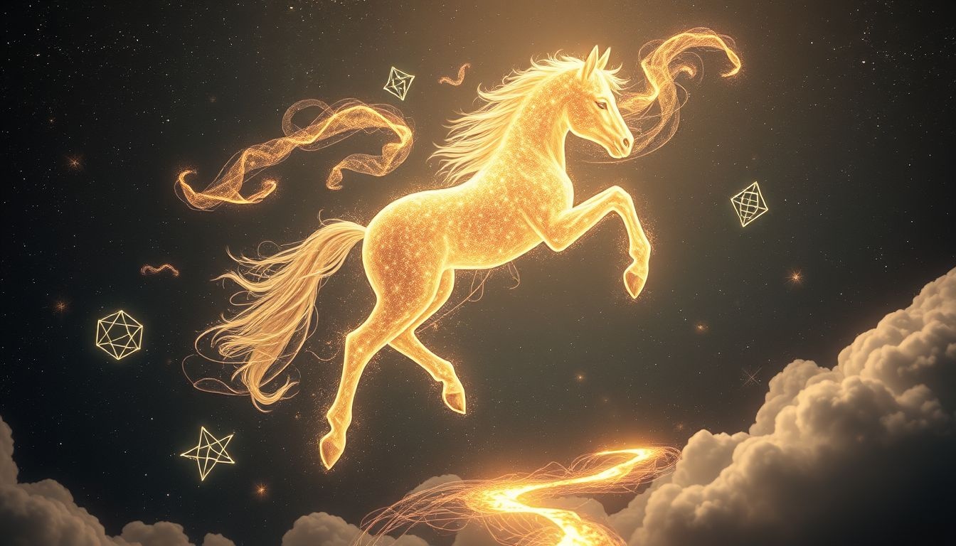 Źrebię symbolizuje rozwój i pokonywanie życiowych wyzwań.