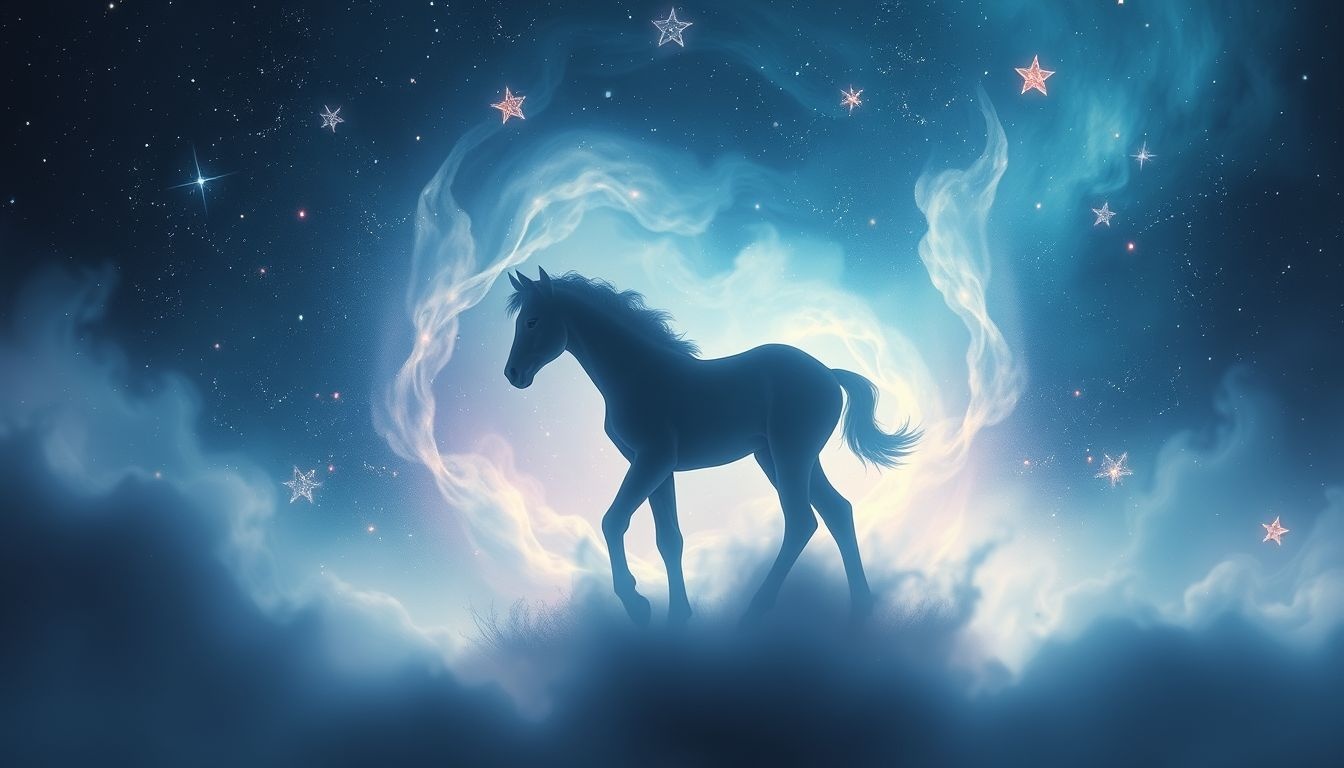 Śmierć źrebięcia symbolizuje koniec i żałobę w życiu.