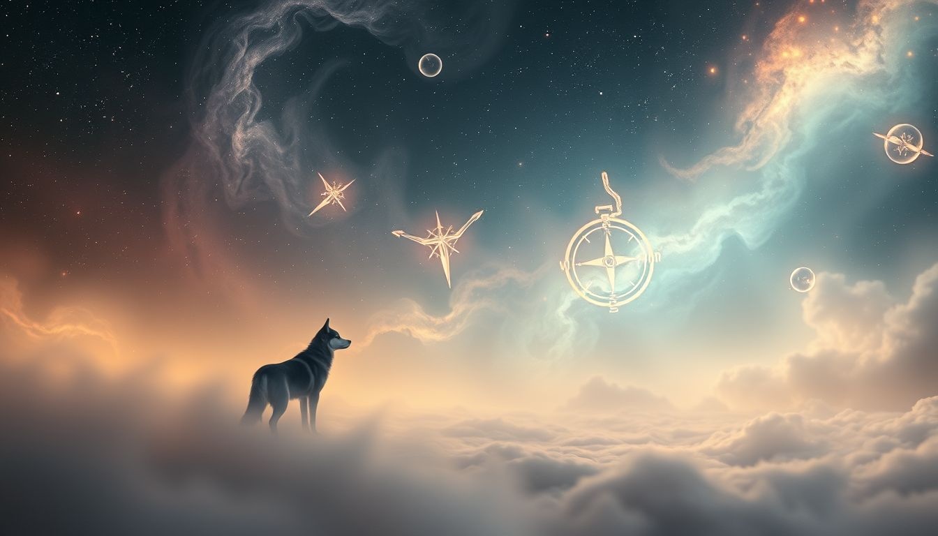 Zgubiony husky symbolizuje utratę celu i wewnętrzne zagubienie.